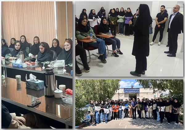 بازدید دانشجویان دانشکده تربیت بدنی و علوم ورزشی دانشگاه رازی از پارک علم و فناوری سلامت دانشگاه